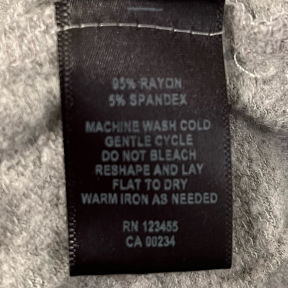 "Party Mode" long sleeve top in gray with pink writing - Picture 5 of 6